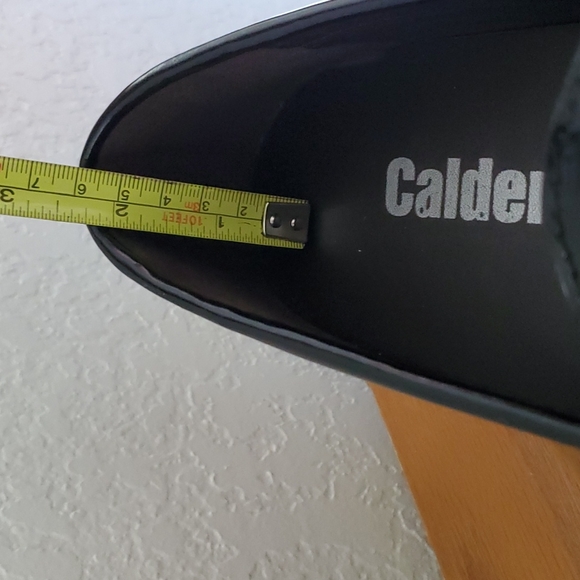 Calden Black Loafers Height Enhancer Shoes Sz 8 - Picture 7 of 9